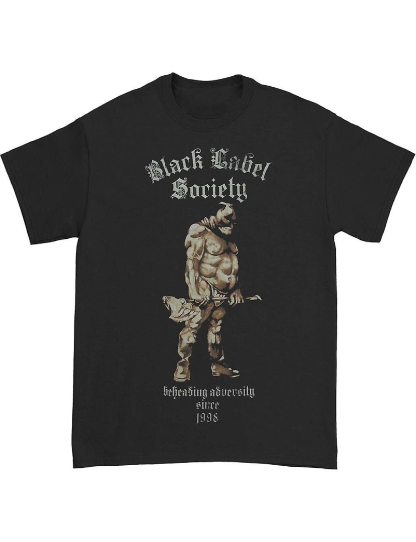 Rockinstone - T-shirt Sociedade Black Label decapitando a adversidade