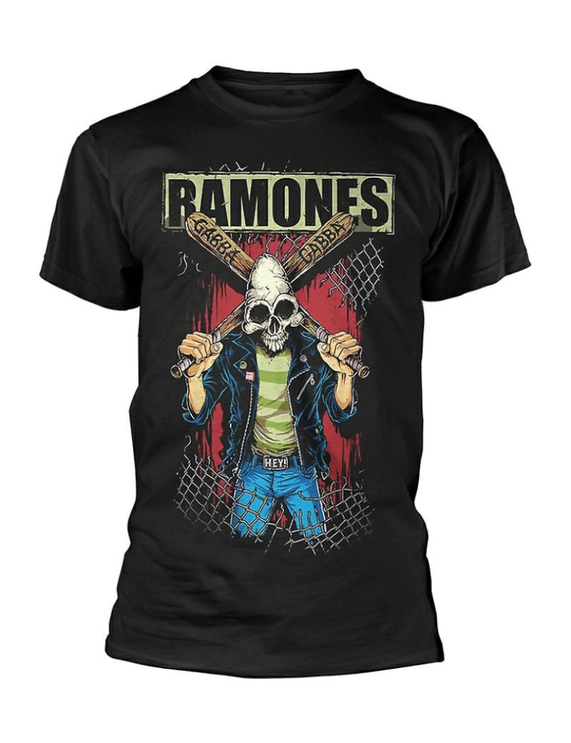 Rockinstone - T-shirt Ramones Gabba Gabba Ei Pinhead