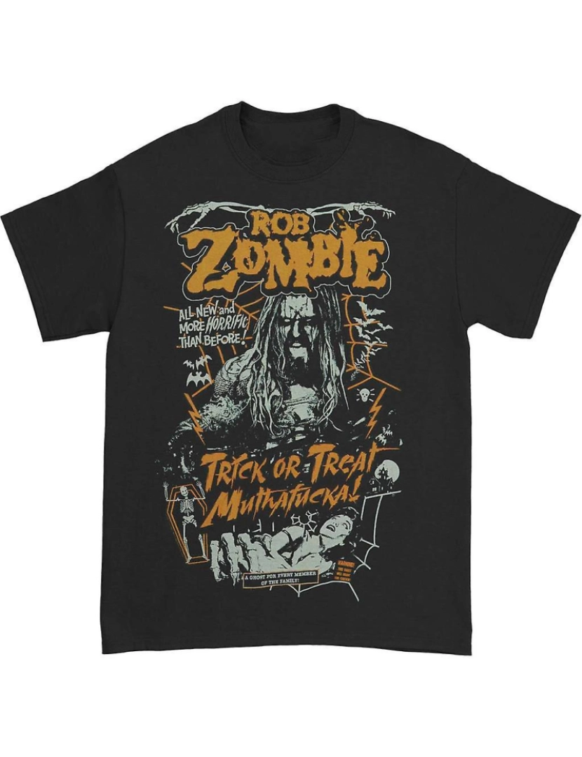 Rockinstone - T-shirt Rob Zombie Doçura ou Travessura MF