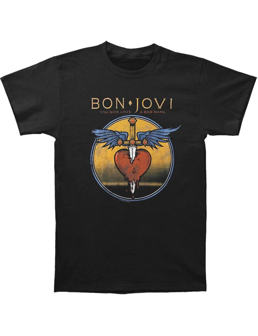 Rockinstone - T-shirt Mau nome de Bon Jovi