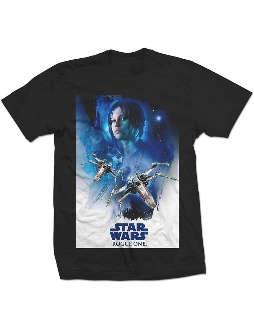 Rockinstone - T-shirt Star Wars Rogue One Jyn X-Wing 01