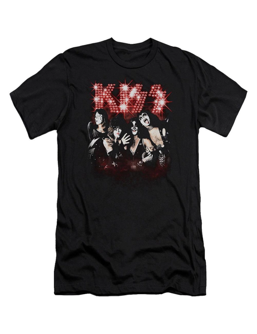 Rockinstone - T-shirt Fumaça e Espelhos KISS