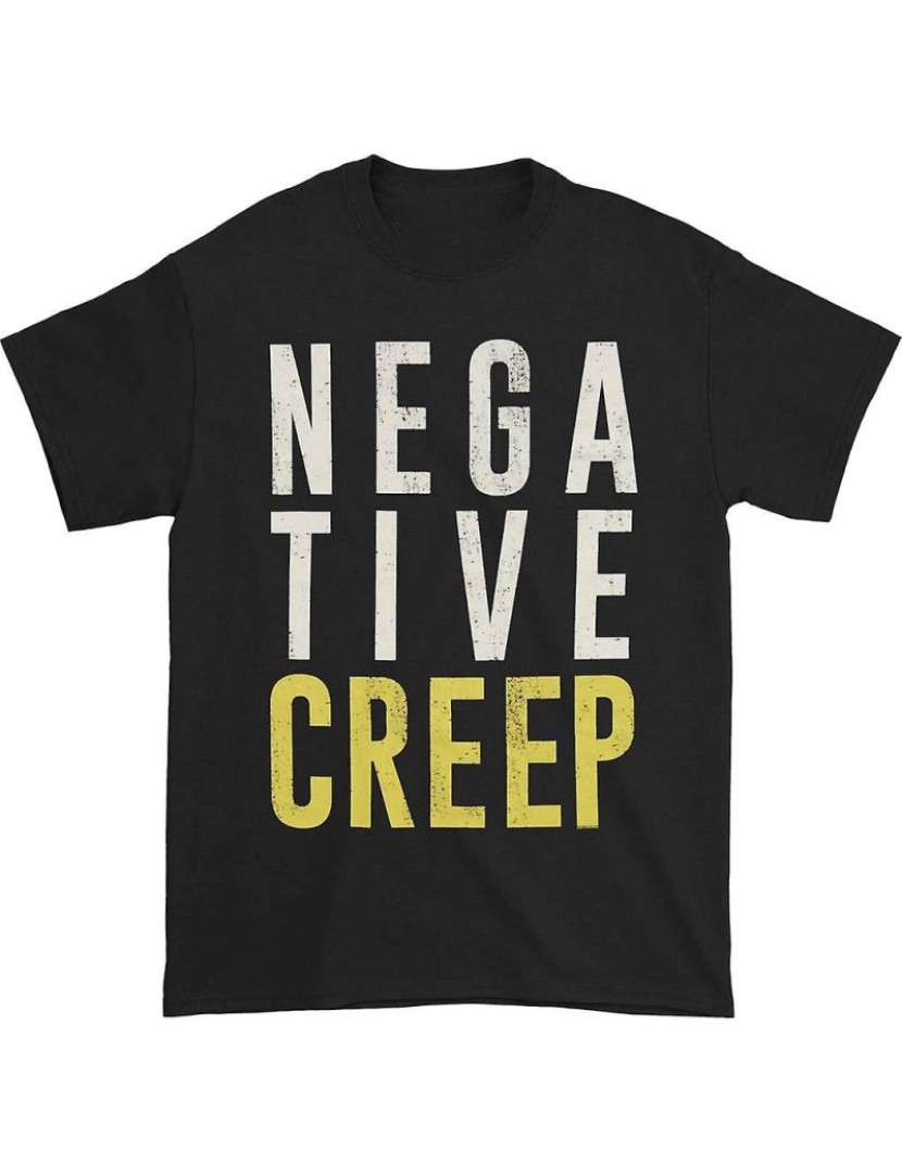 Rockinstone - T-shirt Camiseta masculina regular Nirvana Negative Creep