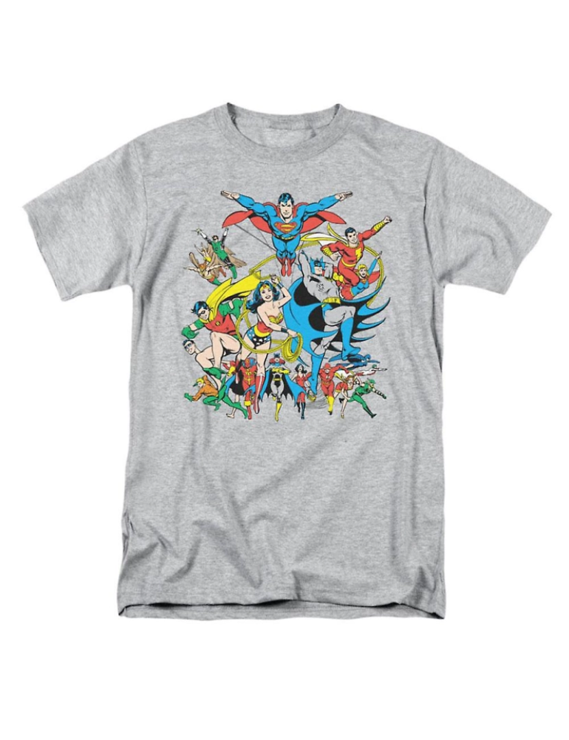 Rockinstone - T-shirt Assembleia da Liga da Justiça da DC Comics