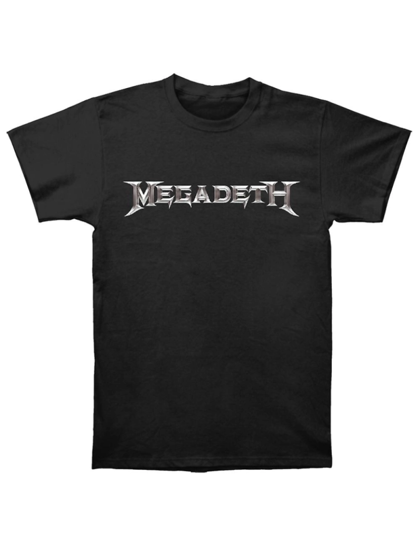 Rockinstone - T-shirt Megadeth Silver Logo