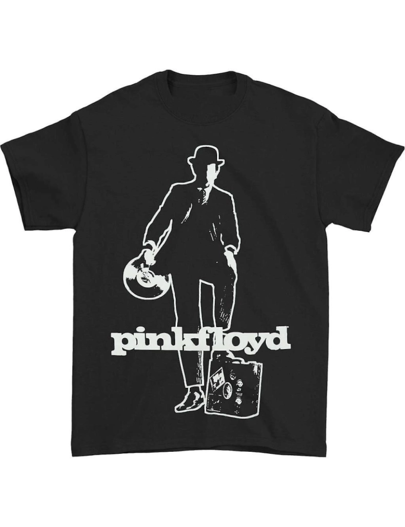 Rockinstone - T-shirt Homem Invisível do Pink Floyd