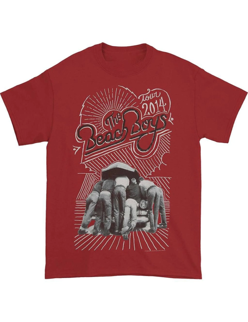 Rockinstone - T-shirt Turnê dos Beach Boys Under The Hood 2014