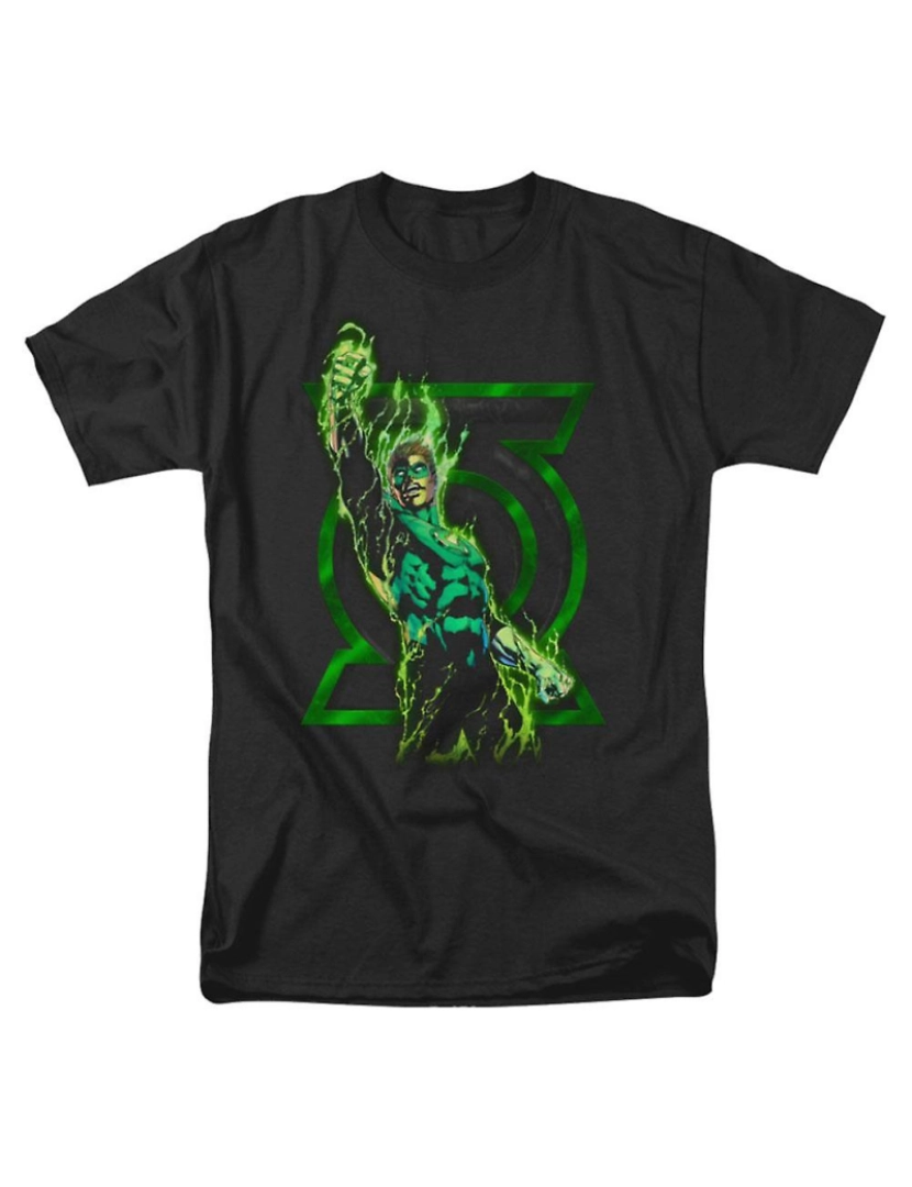 Rockinstone - T-shirt Lanterna Verde totalmente carregada