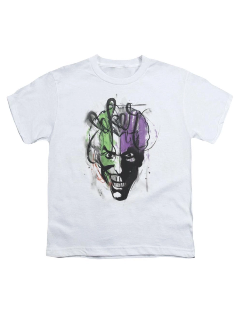 Rockinstone - T-shirt Aerógrafo Batman Joker Juvenil