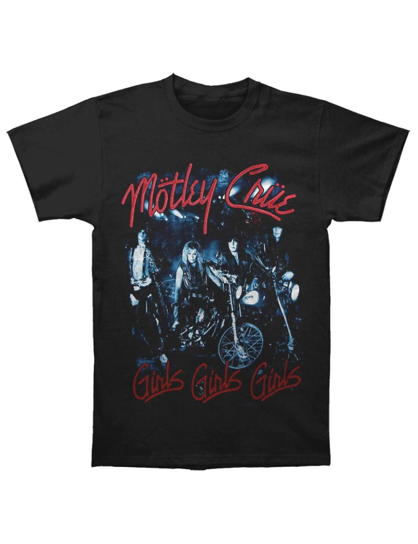 Rockinstone - T-shirt Motley Crue Meninas Meninas Meninas