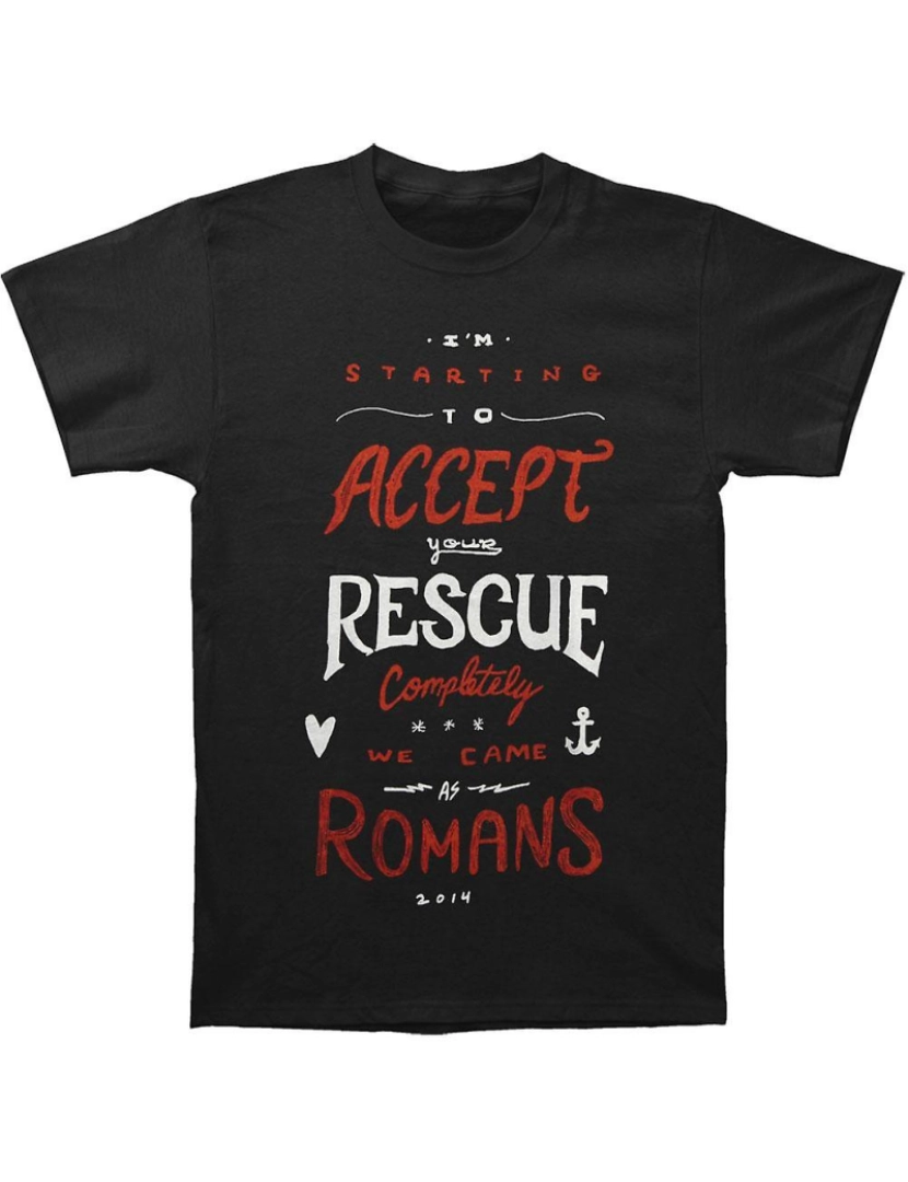 Rockinstone - T-shirt Viemos como resgate romano