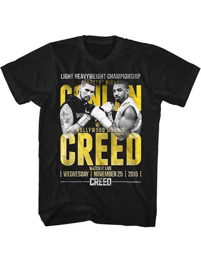 Rockinstone - T-shirt Creed (Filme) Conlan Vs Creed