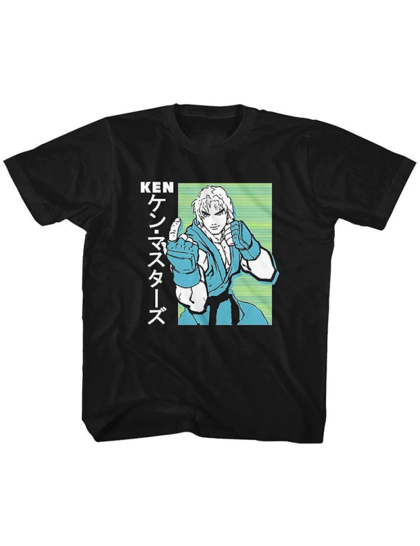 Rockinstone - T-shirt Street Fighter Ken Juventude