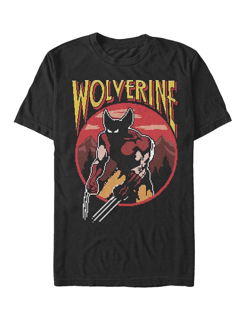 Rockinstone - T-shirt Tela inicial do Wolverine Marvel Comics