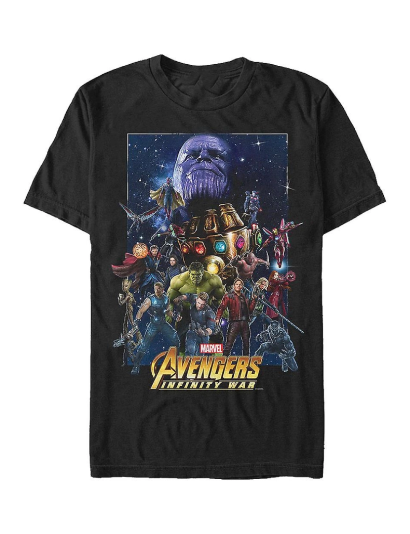 Rockinstone - T-shirt Elenco Vingadores Guerra Infinita