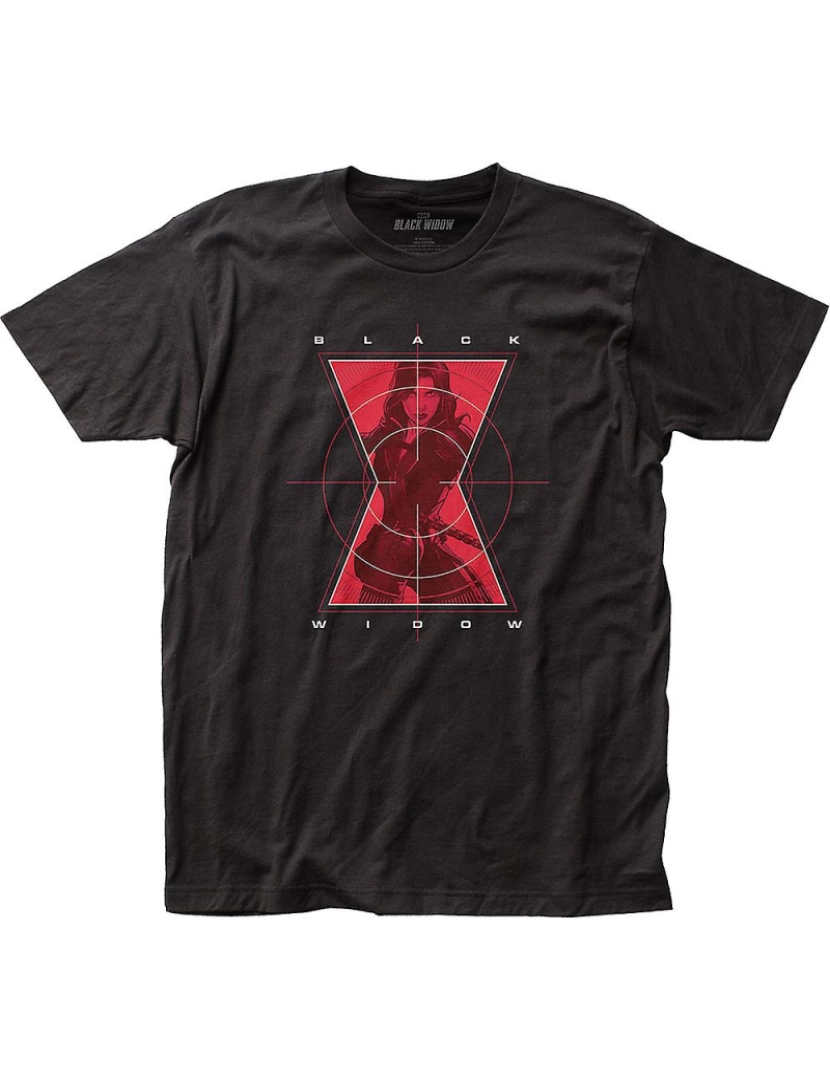 Rockinstone - T-shirt Mira da Viúva Negra Marvel Comics