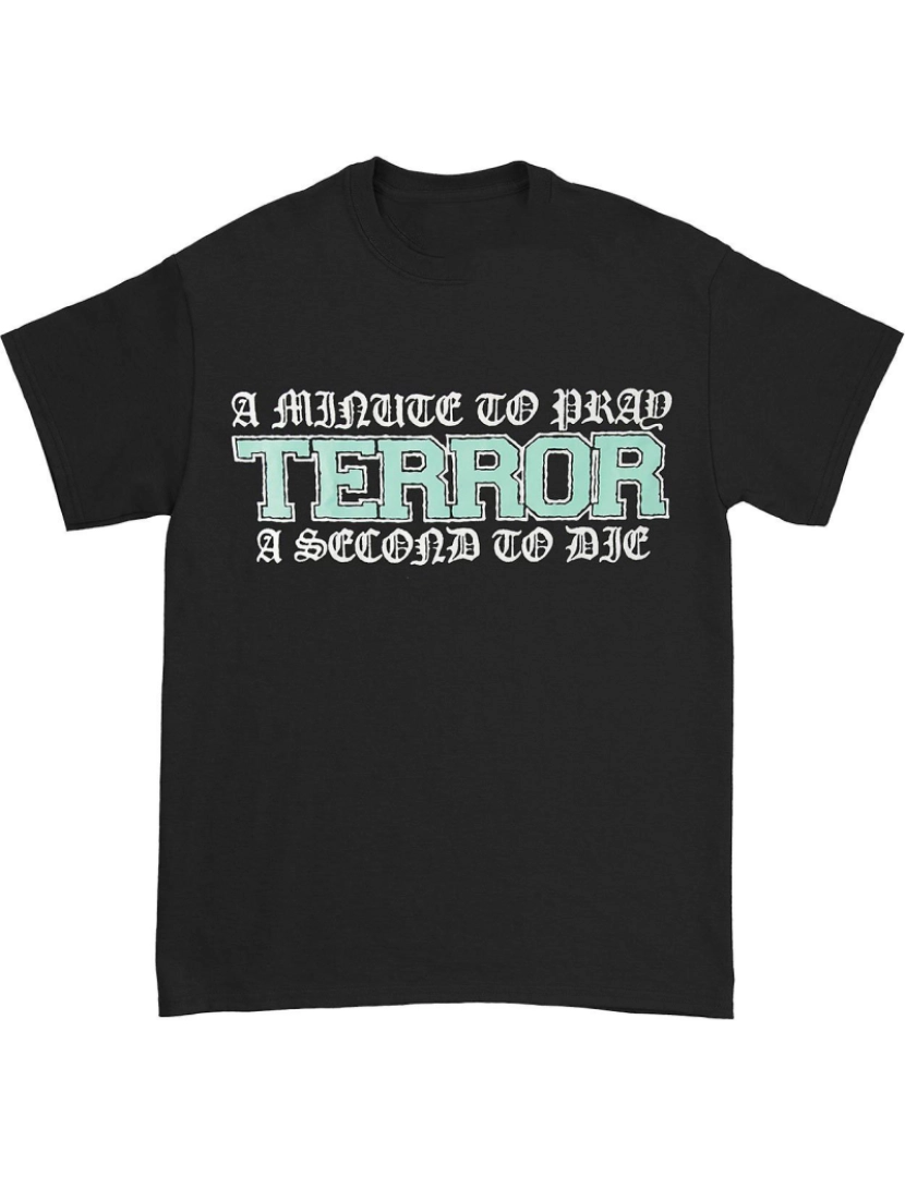 Rockinstone - T-shirt Terror um minuto para orar