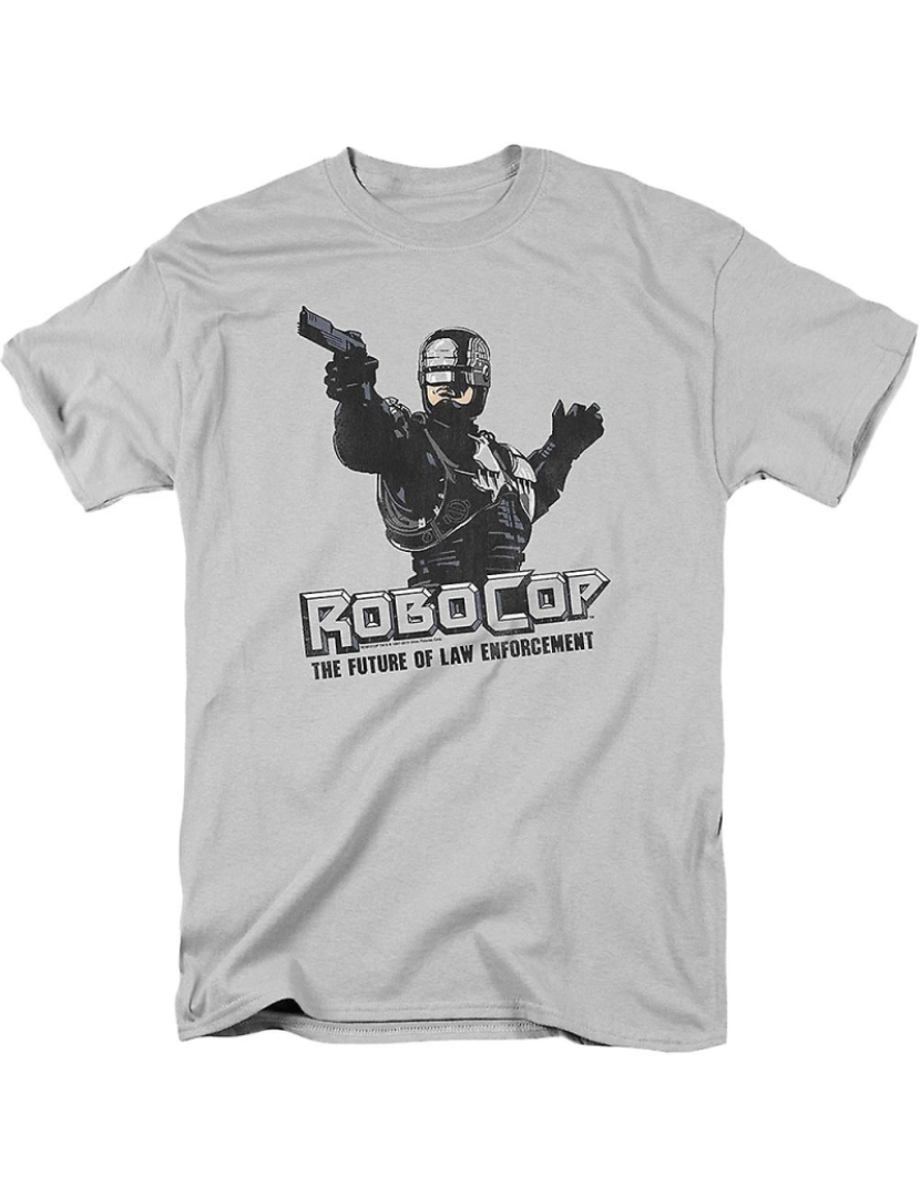 Rockinstone - T-shirt Futuro da aplicação da lei Robocop