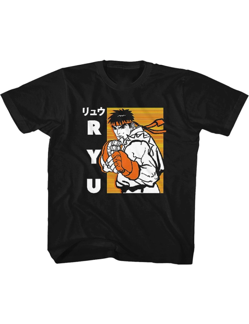 Rockinstone - T-shirt Camisa japonesa Street Fighter juvenil Ryu