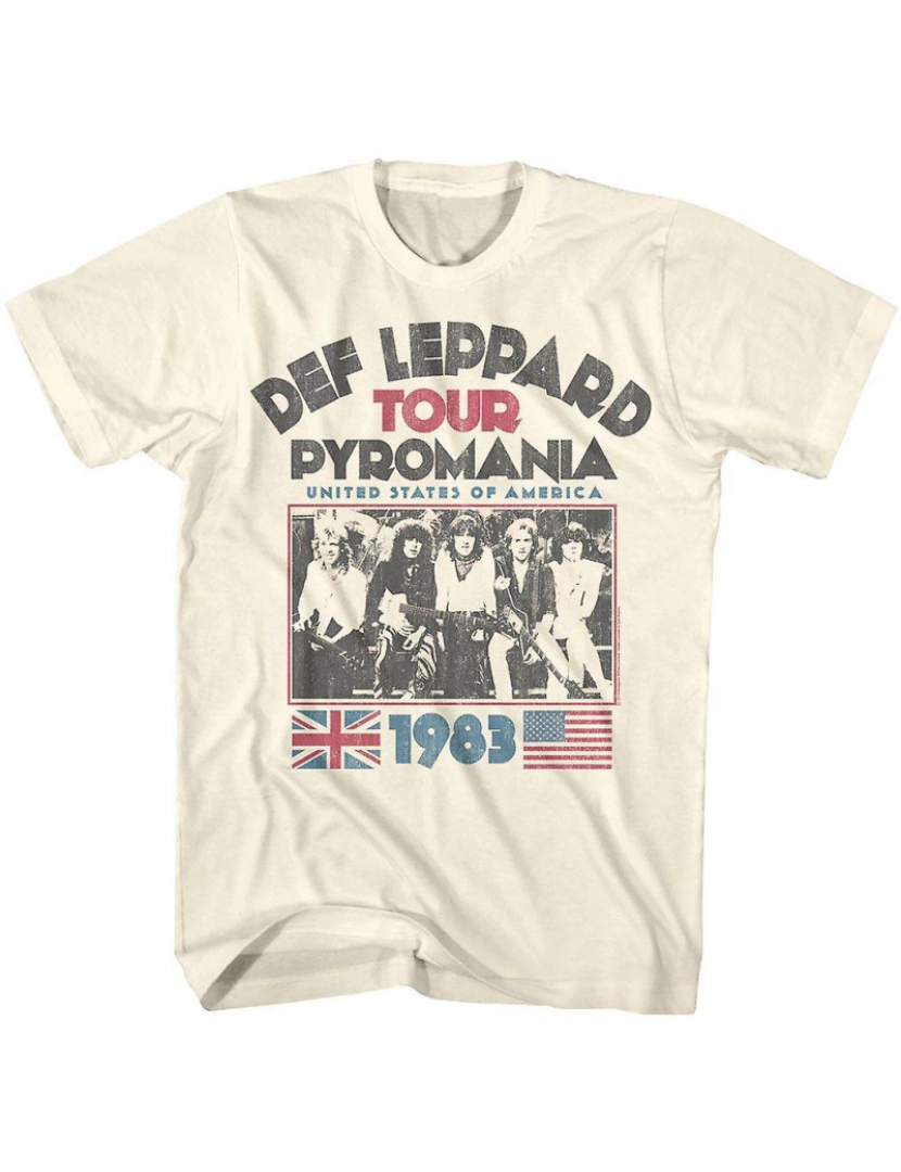 Rockinstone - T-shirt Tour Def Leppard Pyro