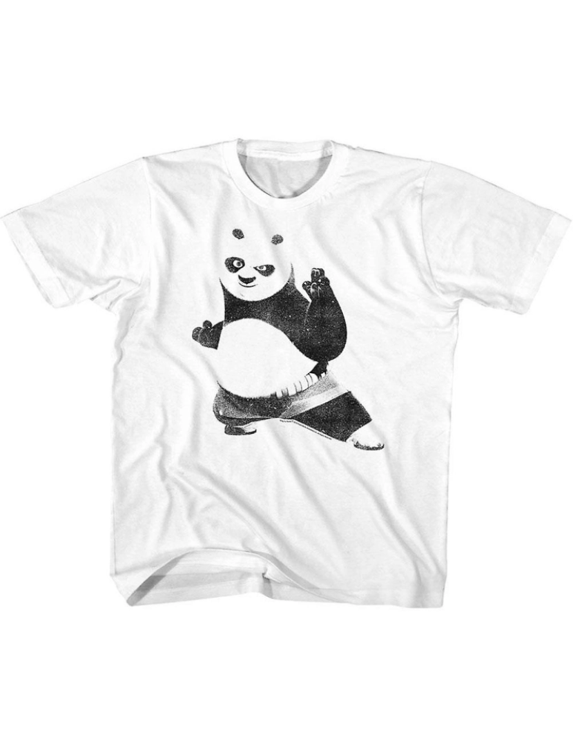 Rockinstone - T-shirt Kung Fu Panda faz uma pose jovem