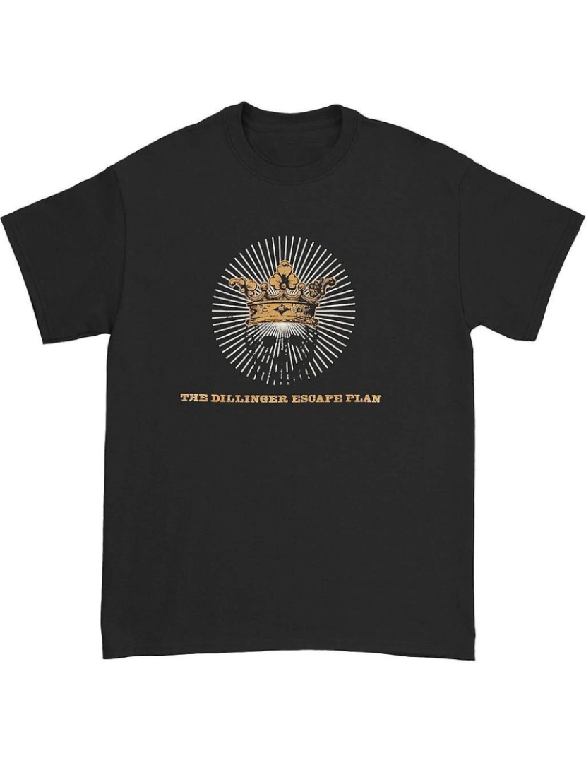 Rockinstone - T-shirt Coroa de Ouro do Plano de Fuga de Dillinger