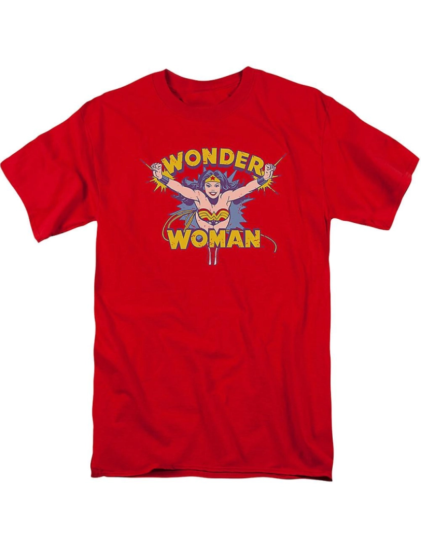 Rockinstone - T-shirt Mulher Maravilha Voadora DC Comics