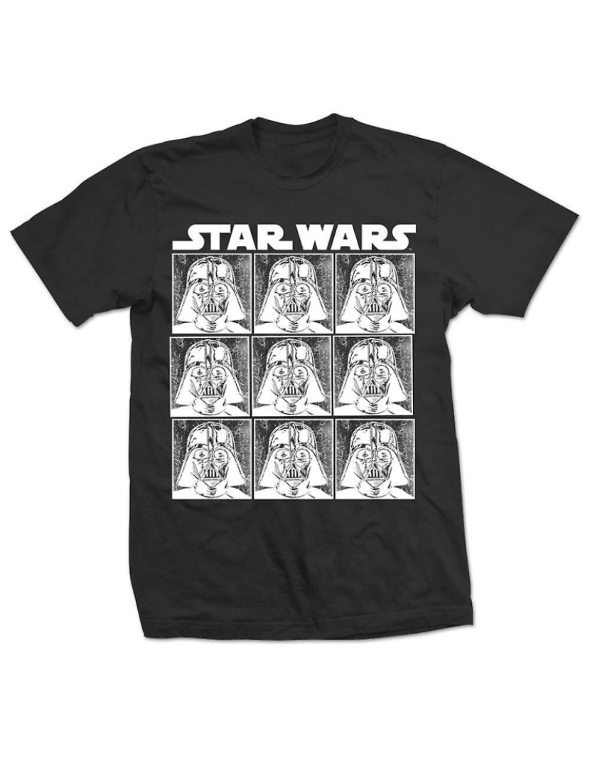 Rockinstone - T-shirt Repetição de Star Wars Vader