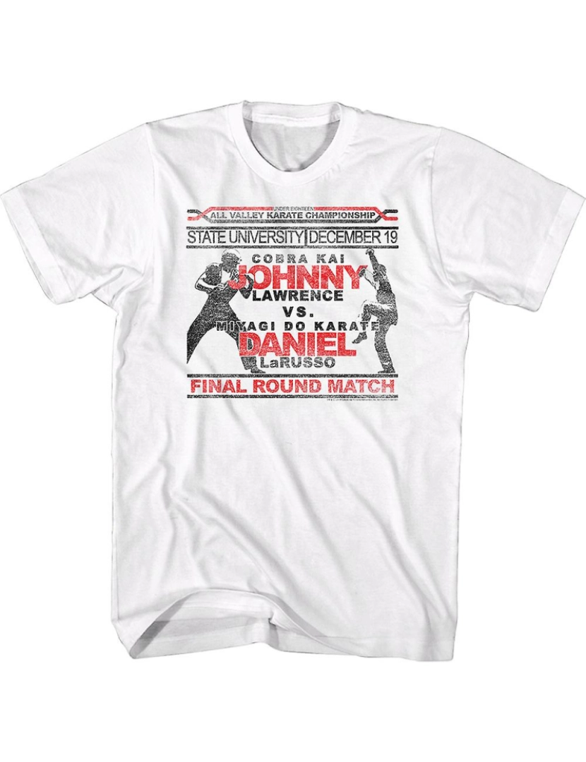 Rockinstone - T-shirt Johnny Vs Daniel Karatê Kid