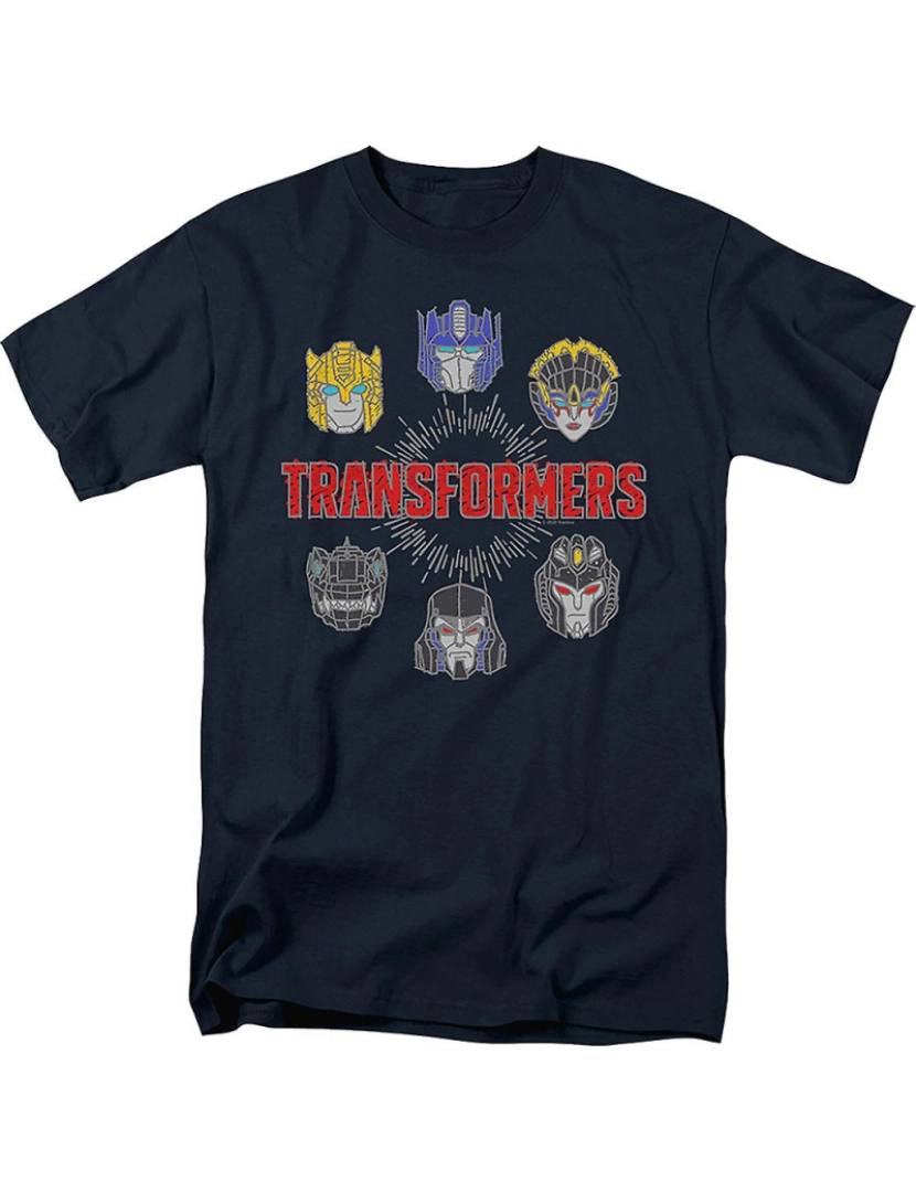 Rockinstone - T-shirt Transformadores de tiros na cabeça de Autobots e Decepticons