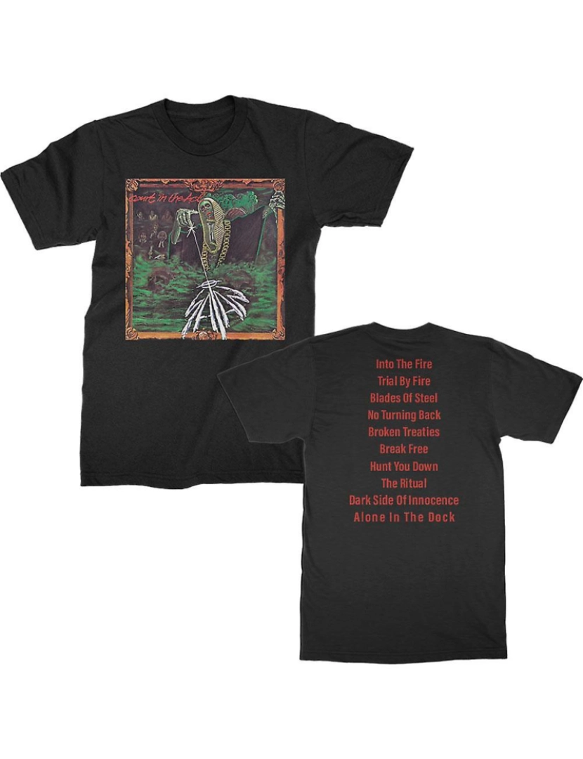 Rockinstone - T-shirt Camiseta do álbum Satan Court In The Act