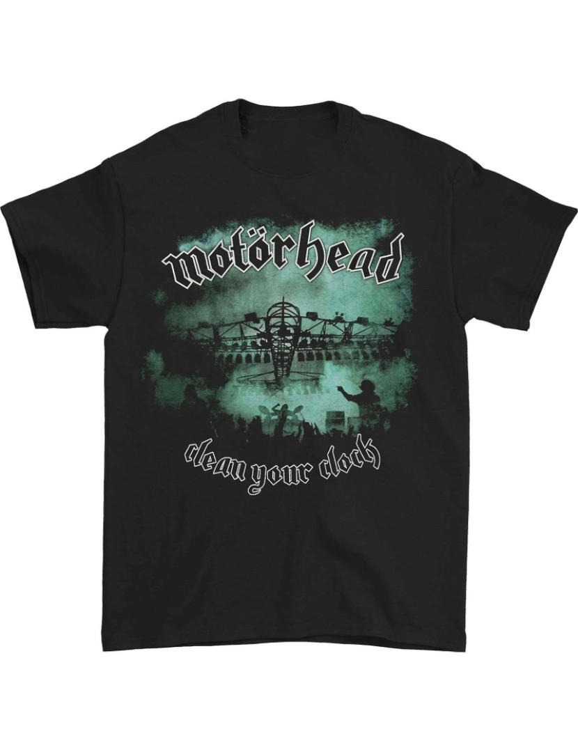 Rockinstone - T-shirt Motorhead Limpe Seu Relógio Verde