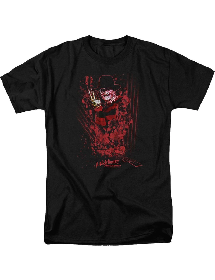 Rockinstone - T-shirt Pesadelo do Demônio dos Sonhos em Elm Street