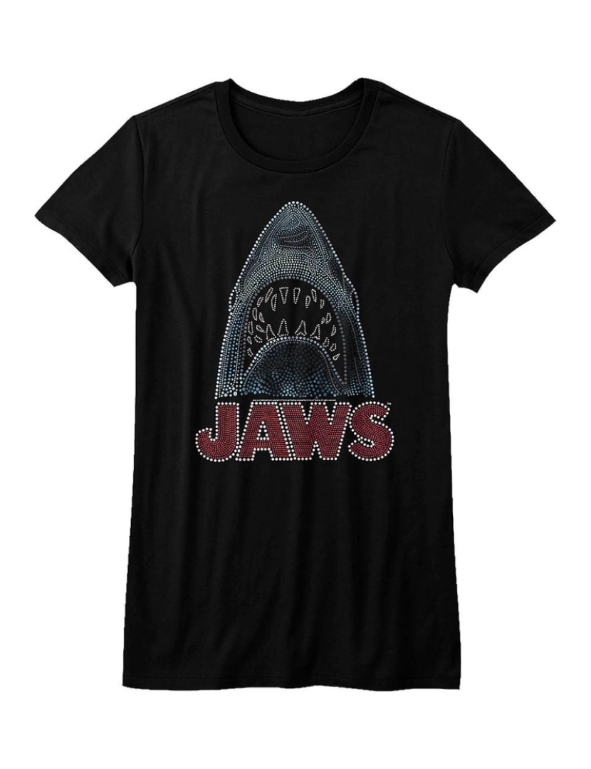 Rockinstone - T-shirt Camisa júnior Bedazzled Jaws