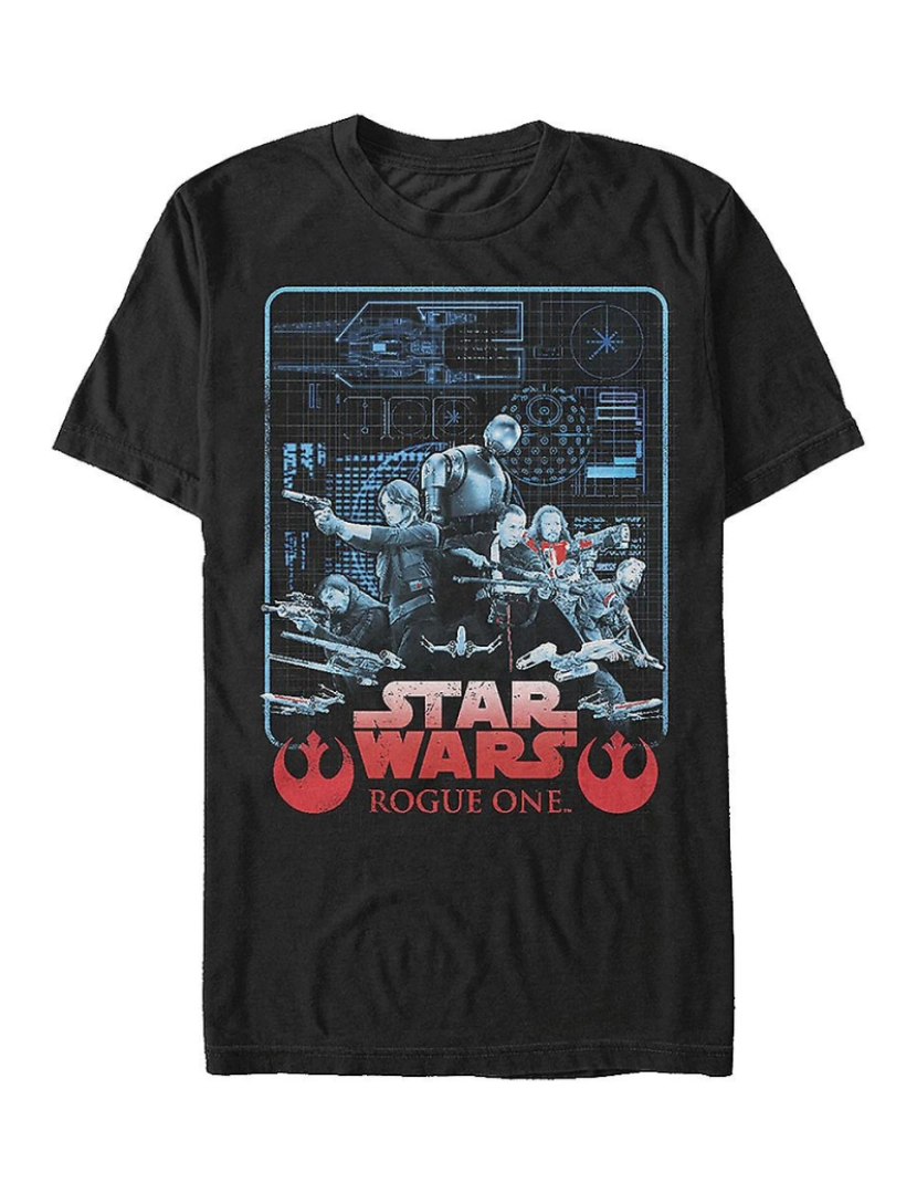 Rockinstone - T-shirt Projeto de Star Wars Rogue One