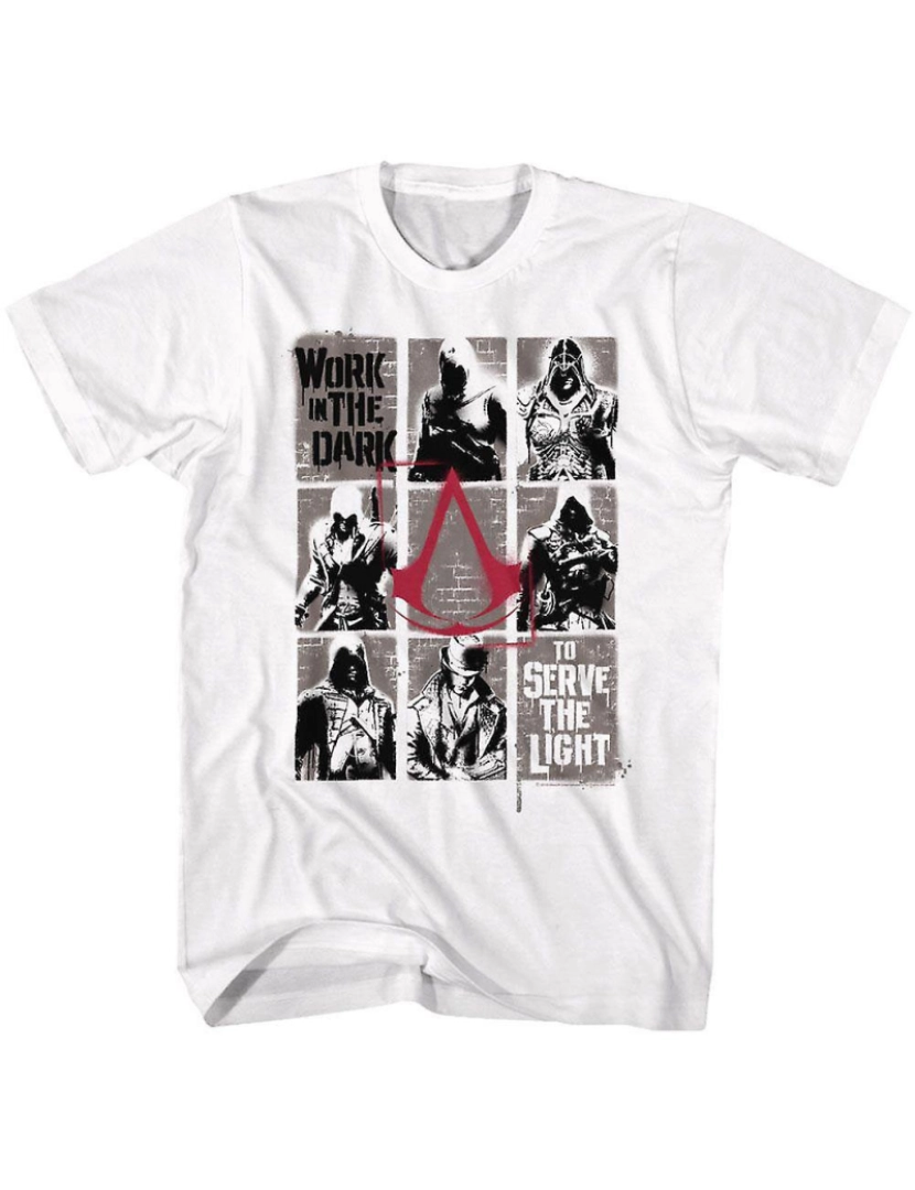 Rockinstone - T-shirt Assassins Creed para servir a luz