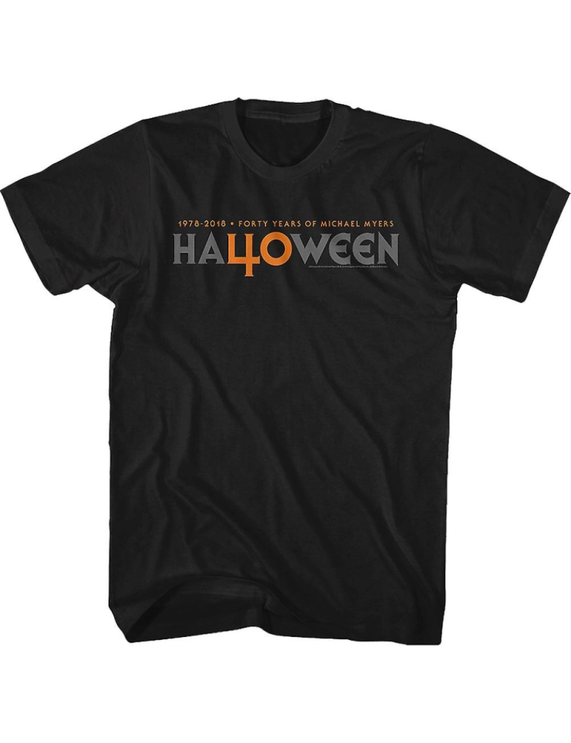 Rockinstone - T-shirt Quarenta anos do Halloween de Michael Myers