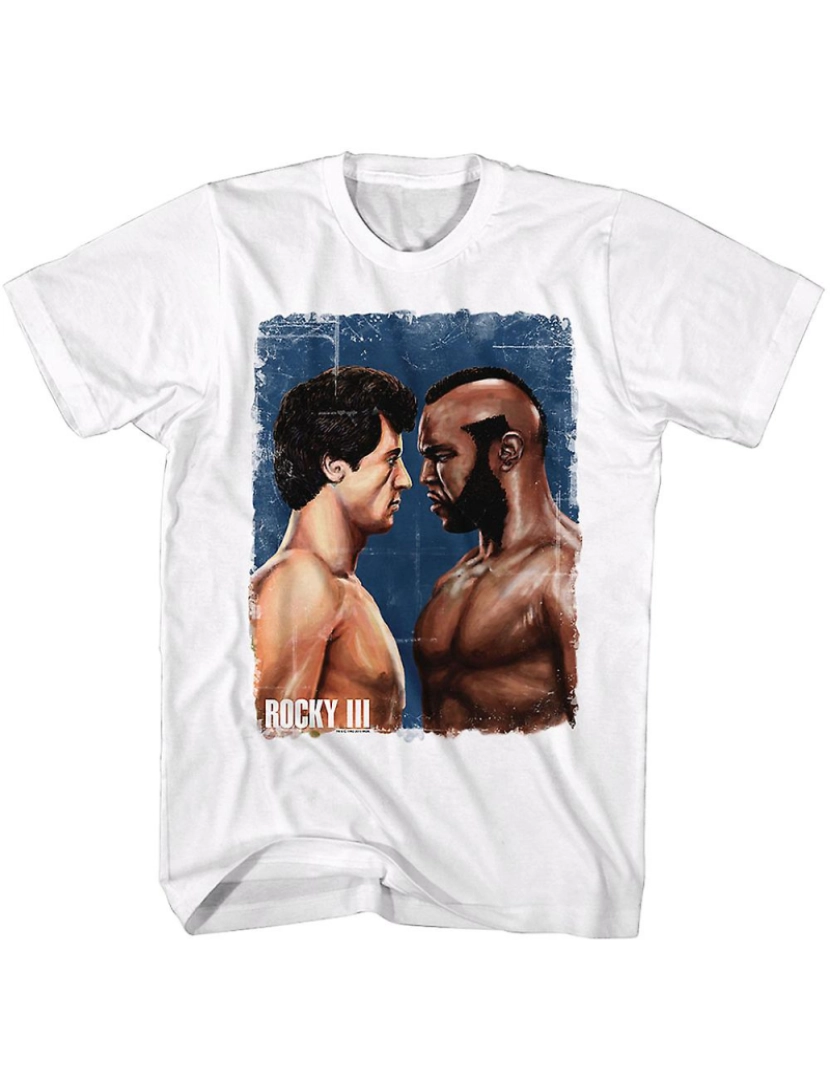 Rockinstone - T-shirt Balboa e Lang pintando Rocky