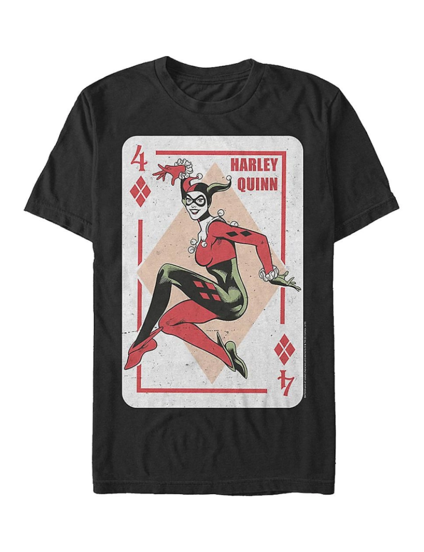 Rockinstone - T-shirt Baralho Harley Quinn DC Comics