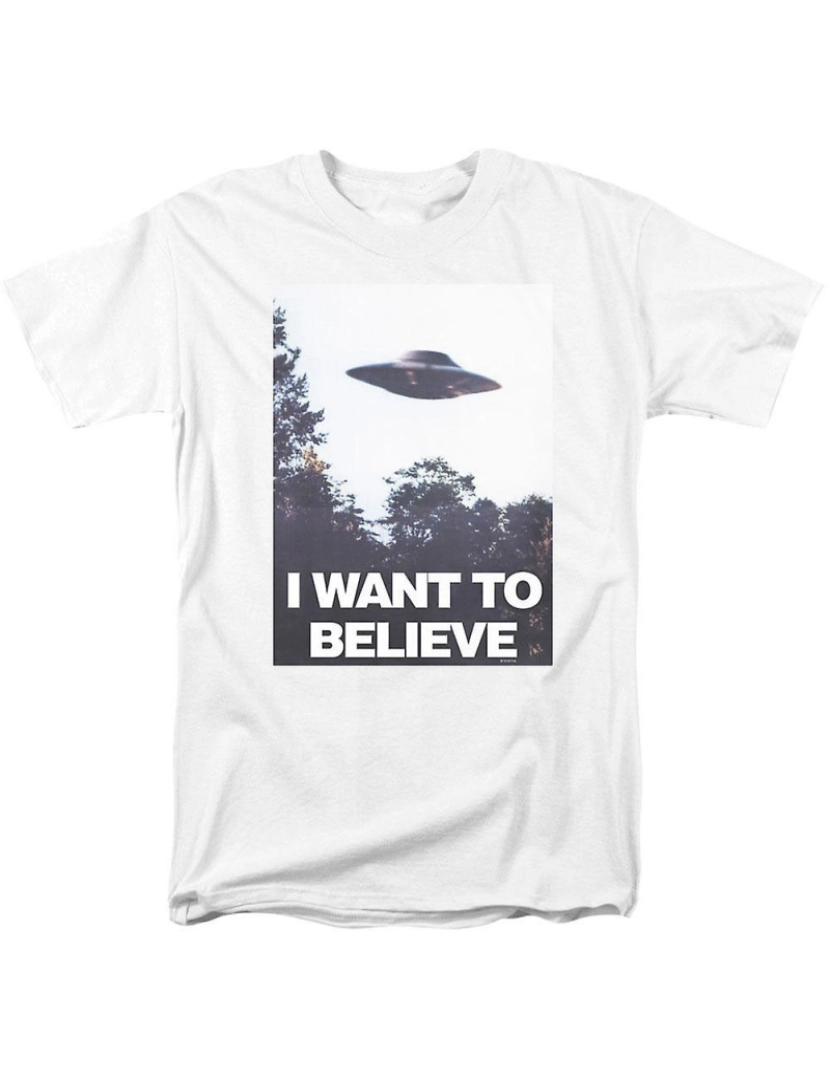 Rockinstone - T-shirt X Files Believe Pôster Adulto