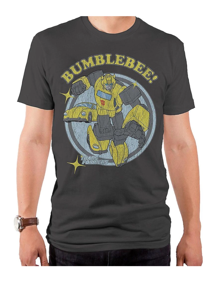 Rockinstone - T-shirt Transformadores Bumblebee Angustiados