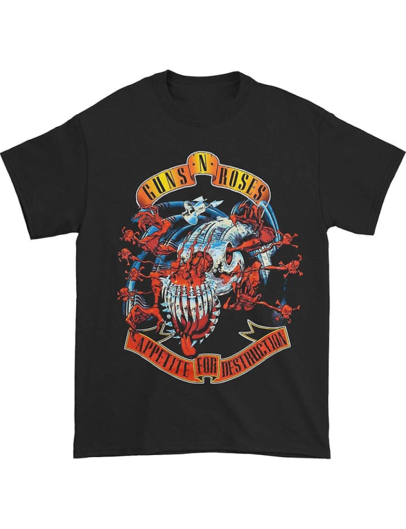 Rockinstone - T-shirt Bandeira do Guns N Roses AFD Avenger