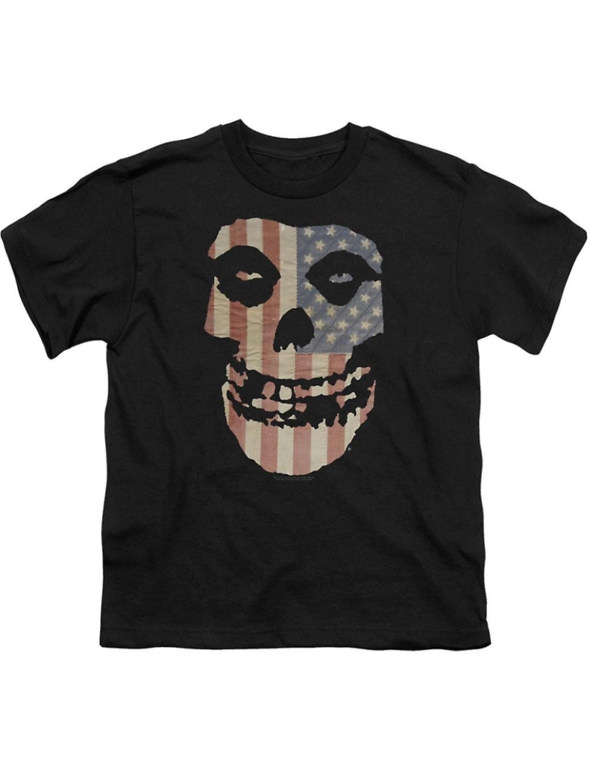 Rockinstone - T-shirt Misfits Fiend Flag Juvenil