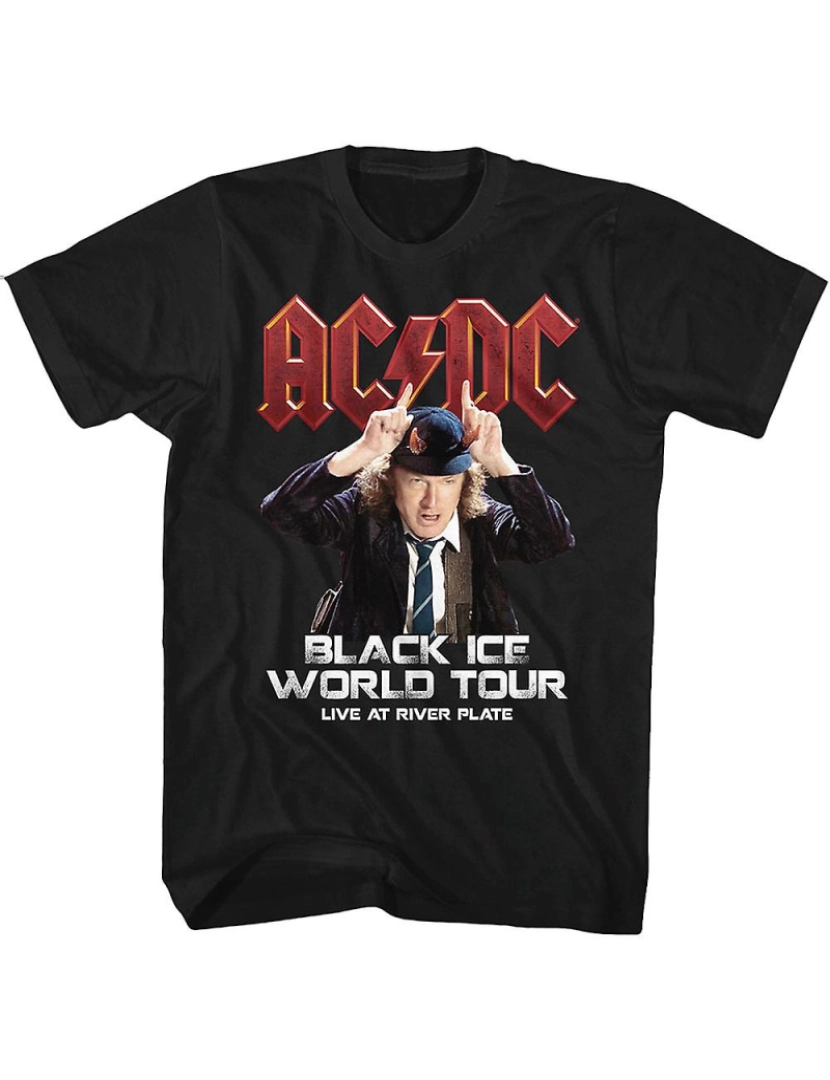 Rockinstone - T-shirt Turnê Mundial Black Ice ACDC