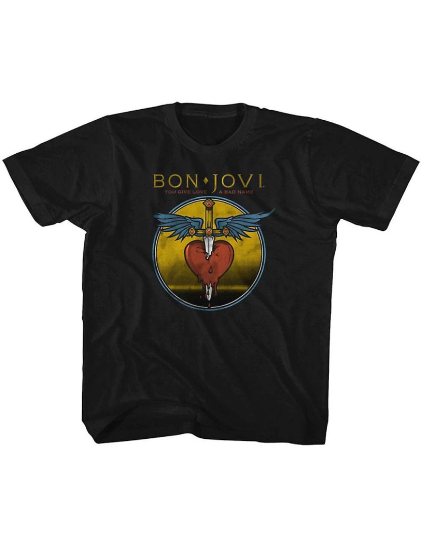 Rockinstone - T-shirt Bon Jovi Bad Name Juventude