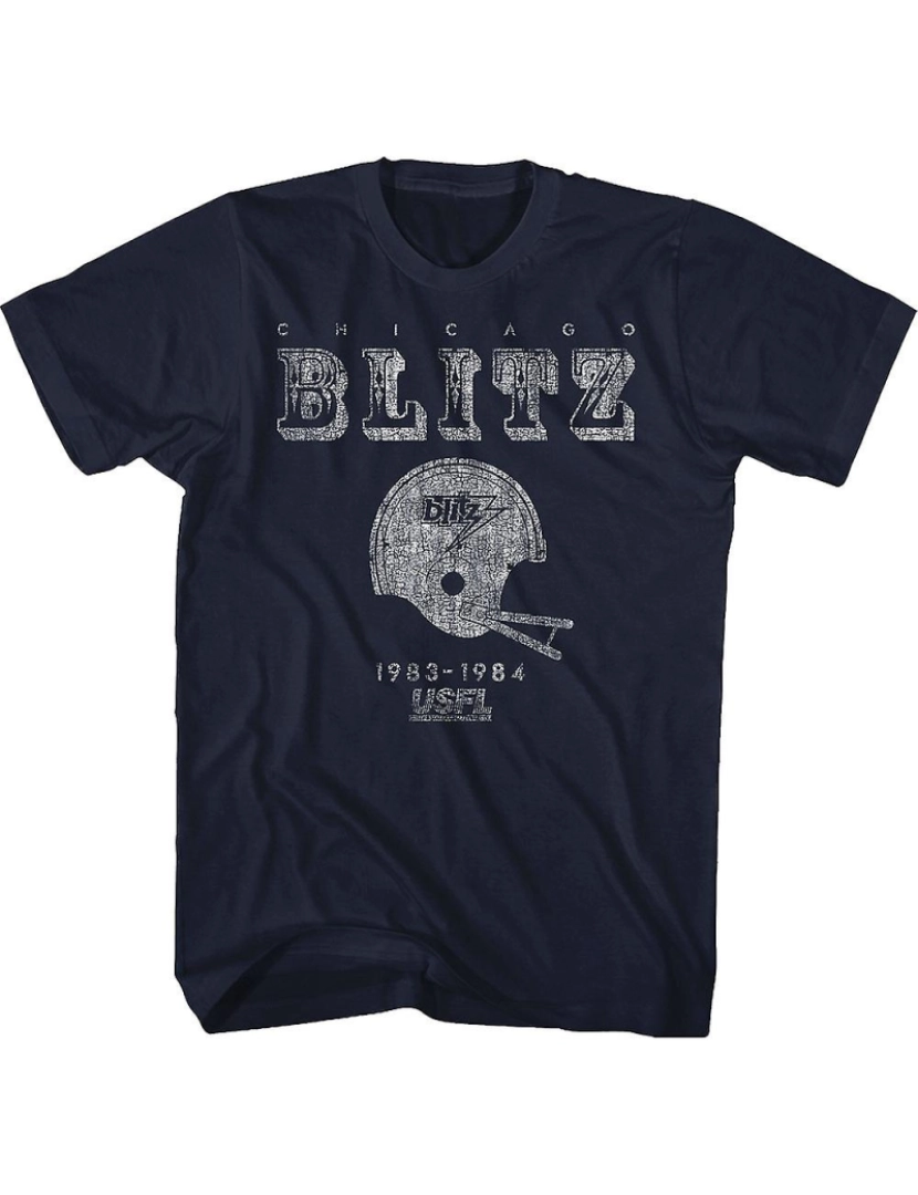 Rockinstone - T-shirt Blitz de Chicago USFL