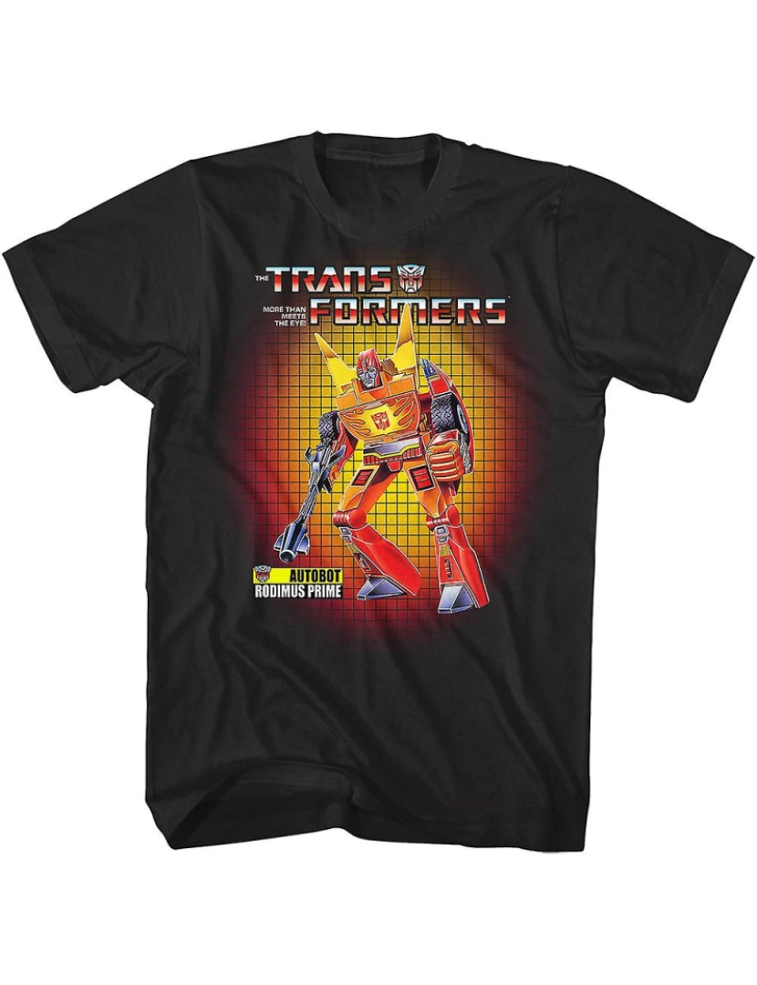 Rockinstone - T-shirt Box Art Rodimus Prime Transformadores