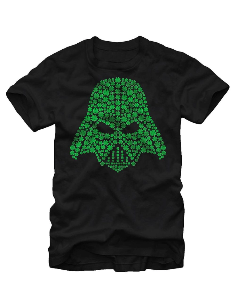 Rockinstone - T-shirt Capacete Shamrock Vader Star Wars