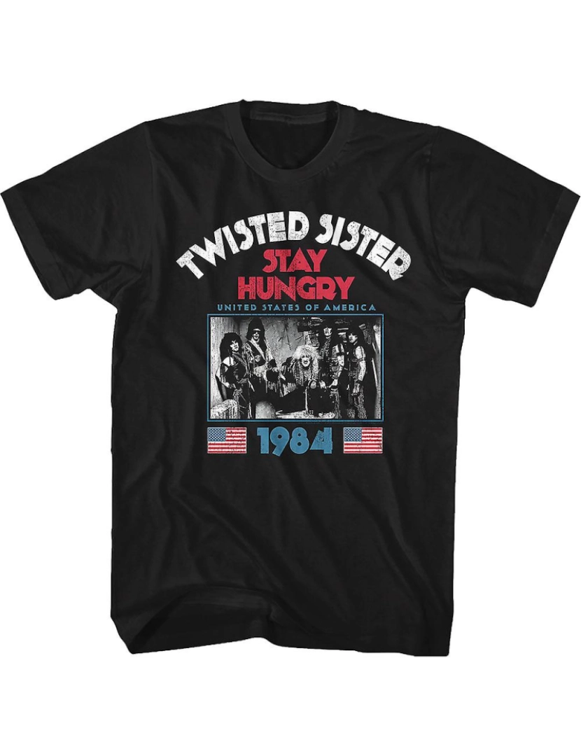 Rockinstone - T-shirt Turnê Stay Hungry de 1984, Twisted Sister