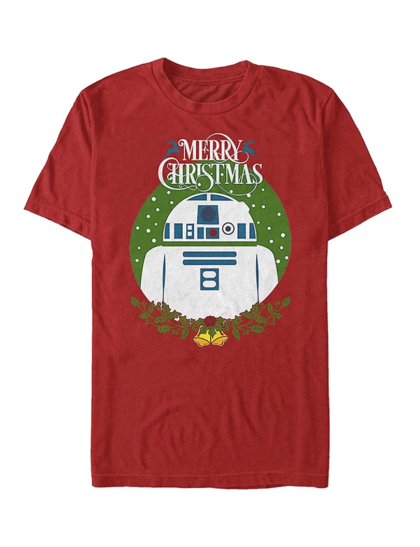 Rockinstone - T-shirt R2-D2 Feliz Natal Guerra nas Estrelas